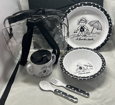 Children of the Inner Light I Love the Beach Baby Melamine Dish Cup Set COMPLETE
