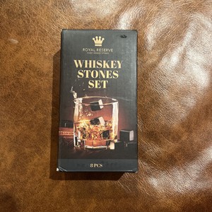 Royal reserve whiskey stones set eight pieces brand new in original box