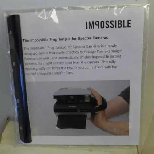 Impossible Project Frog Tongue for Polaroid Spectra Model Instant Cameras - NOS