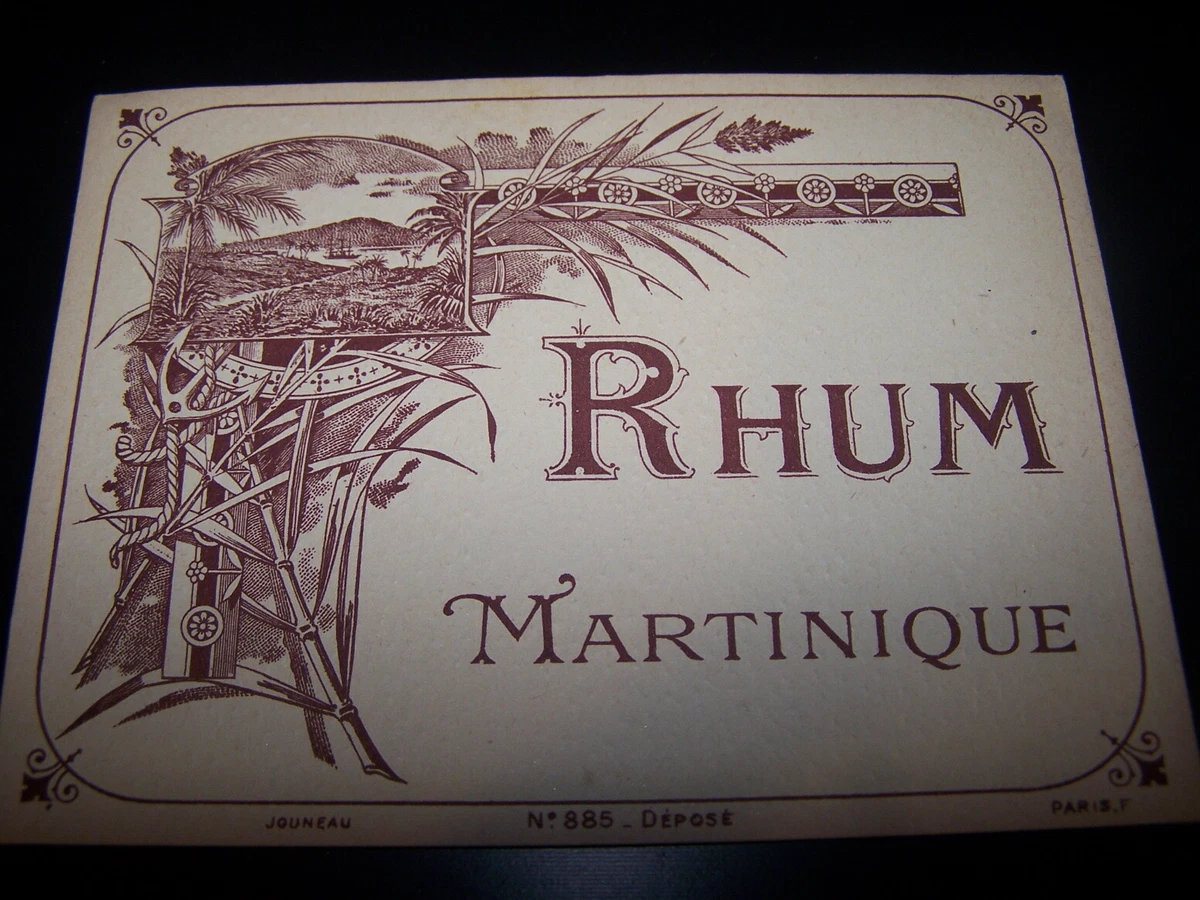 ANCIENNE ÉTIQUETTE RHUM orange french label EUR 6,00 - PicClick FR