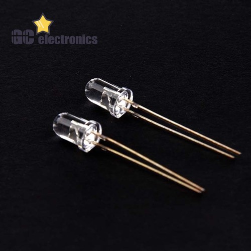LED Emitting Diode 3/5mm Round UV Purple 365-400nm Super-Bright CLEAR A3US - Picture 22 of 29