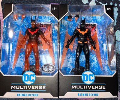 DC McFarlane Batman Beyond Neo Gothic Platinum + Regular