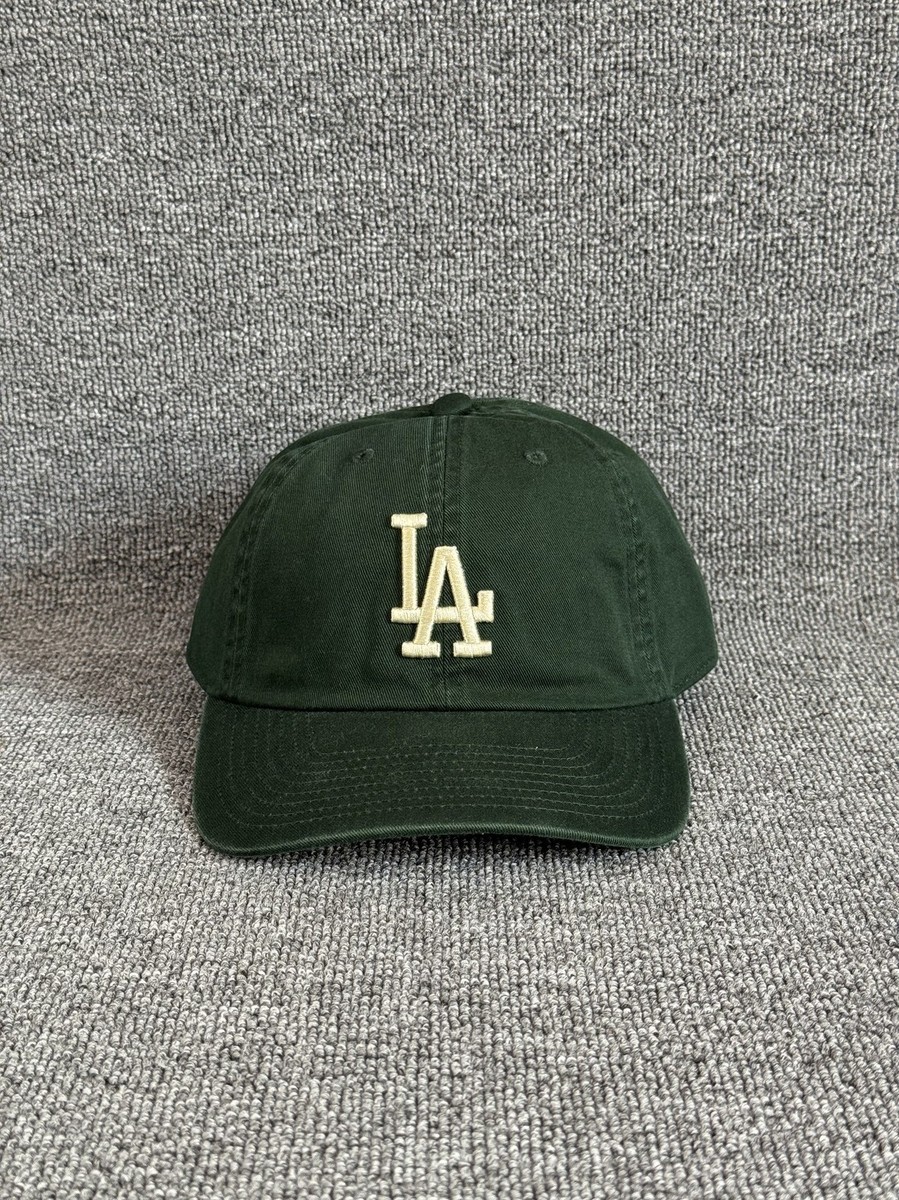Mitchell & Ness Dodgers Dad Hat Strapback Green Curved Brim Cap