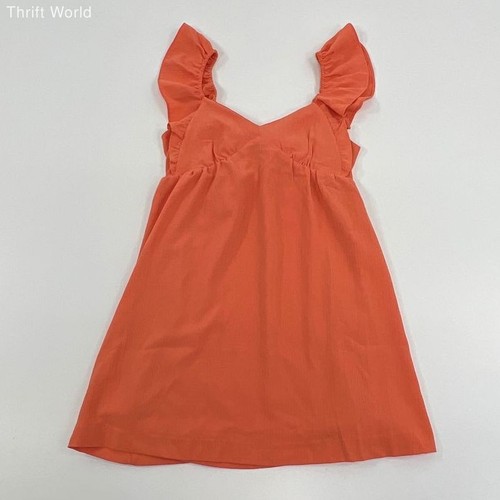NWT Blu Pepper Dress' Orange Tie Back Women's Medium