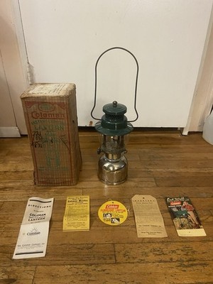 Coleman Single Mantle Gas Lantern Model 242C   Made November 1948