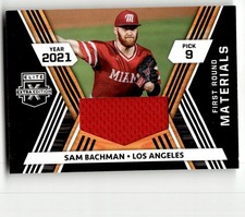 2021 Panini Elite Extra Edition Sam Bachman First Round Materials #FRM-SB