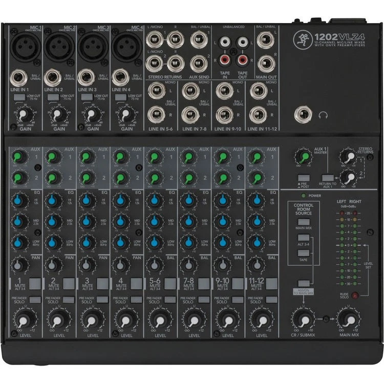 Mackie 1202VLZ4 12-Channel Compact Mixer - Image 4 of 4
