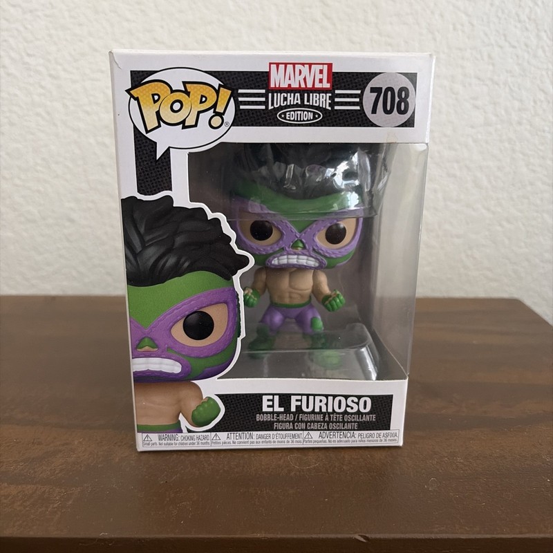 Funko Pop! El Furioso 708 DAMAGED BOX Marvel Comics Lucha Libre Edition