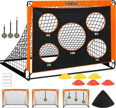 3 In 1 Fußball Tore, Torwand für Kinder Fussballtor Kinder Outdoor mit Torwand 