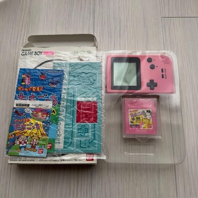 Nintendo Game Boy Pocket MGB-001 Pink mit Tamagotchi Pink NA Set getestet Japan