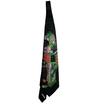 Vintage 1998 Ralph Marlin Bobby Labonte Vertical Car NASCAR 18 Neck Tie