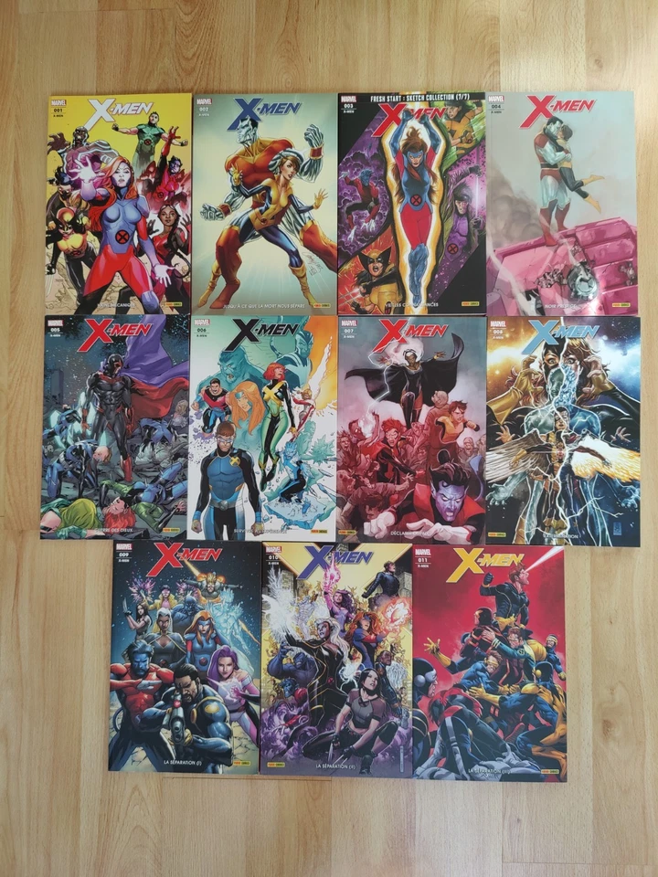 Comics VF : X-Men #1-11. Marvel. Panini Comics. 2019. Lot Complet - Photo 1/1