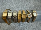 Vintage Ladies Watch Lot 7-Bulova Pulsar Elgin Hamilton Seiko Parts Untested