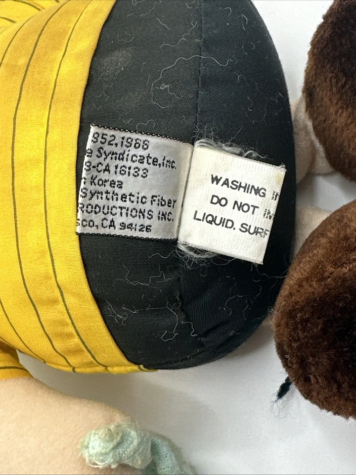 Vintage 1966 Peanuts Linus United Feature Syndicate 12" Doll + Security Blanket - Image 4 of 4