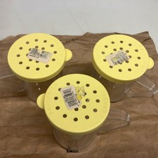 (Lot of 3) Cambro  96SKRC135 Condiment Dispensers - 10 oz