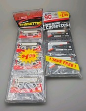 Vintage Digitech Blank Audio Cassette Tapes Lot 60 90 Min Low Noise NOS Sealed