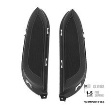 Fog Light Hole Cover, 2PCS Fog Light Grille Trim Left Right Front Bumper Fog