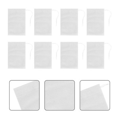 100 Pcs Gewürzbeutel Wiederverwendbare Teefilterbeutel Kordelahaltee