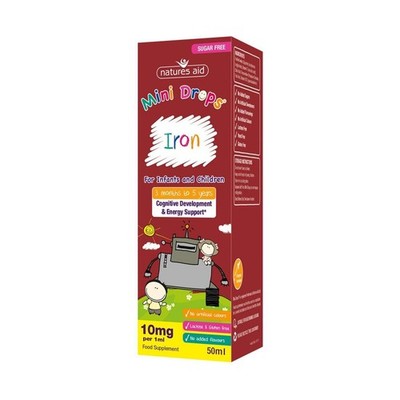   Natures Aid Mini Tropfen Eisen 50ml