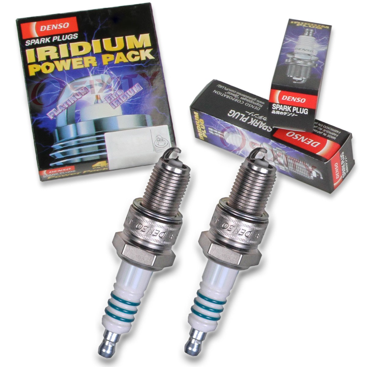 2 pc Denso Iridium Power Spark Plug for Moto Guzzi 1100 California 1995-1996 gg