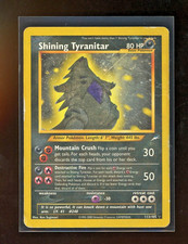 2002 Neo Destiny Shining Tyranitar 113/105 Holo Foil Pokemon Secret Rare