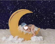 Night Sky Star Backdrops Universe Space Theme Starry Photography Backdrop Galaxy