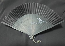 Japanese Folding Fan New Black patterned fan
