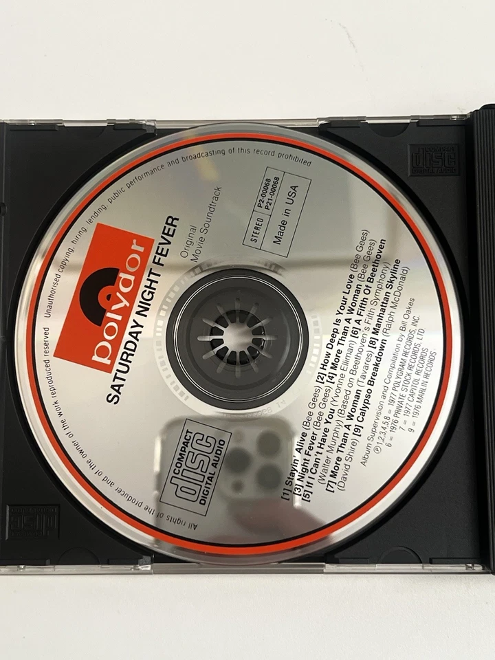 Saturday Night Fever Original Movie Soundtrack Bee Gees & Various Disco 2CD Set - Image 3 of 4