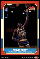 1986 Fleer #100 Purvis Short Warriors Jackson State University 7 - NM