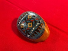 Sztuka peruwiańska ręcznie malowana terakotowa glina Ocarina flet gwizdek muzyczne instrument