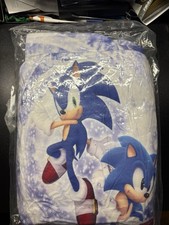 Sonic The Hedgehog 4 Piece, Bathroom Set Rugs, Shower Curtain NWT