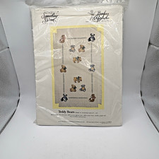 Baby Afghan Counted Cross Stitch Kit Teddy Bears #50464 Something Special