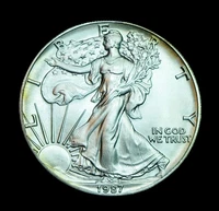 1987 American Silver Eagle 1oz BU coin (T148)