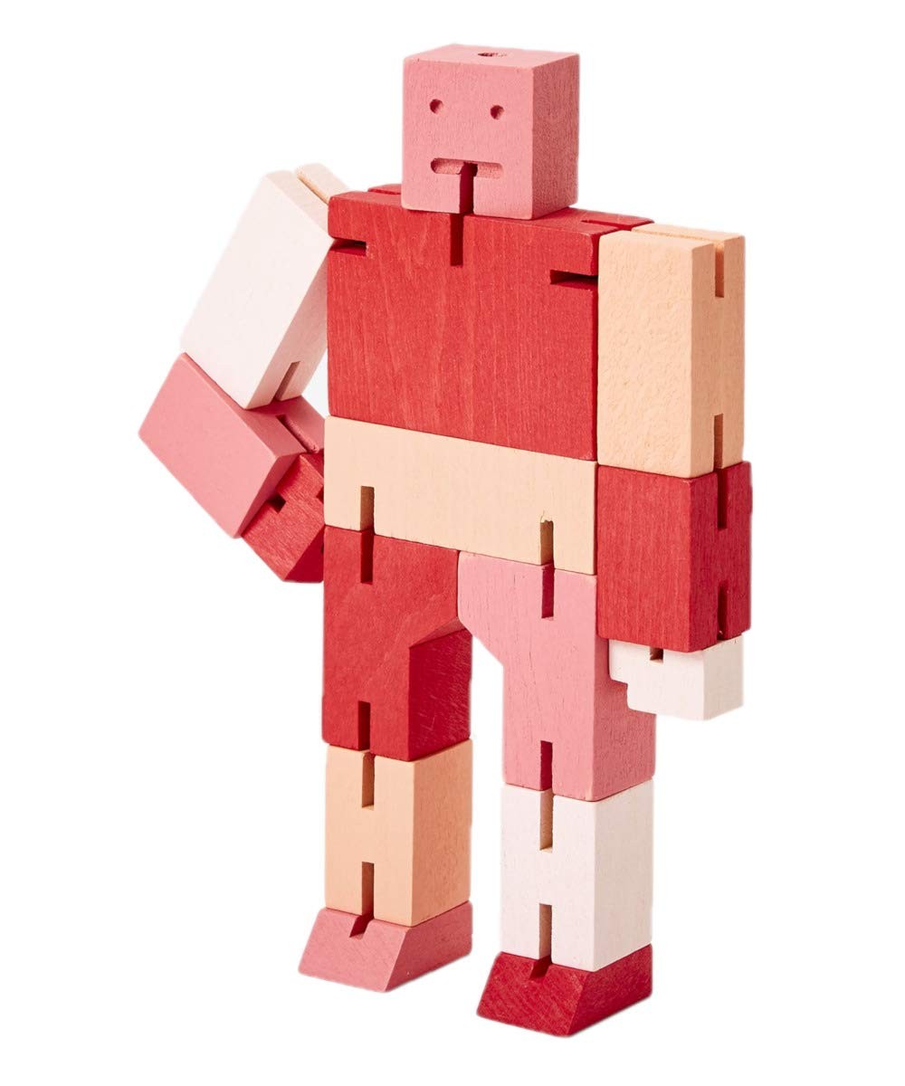Areaware CUBEBOT  Capsule Collection   3D PUZZLE ROBOT   Red Multi   David Weeks