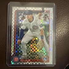 2025 Topps Chrome Update Series - Rookie Debut Matt Shaw #USC135 X-Fractor (RC)