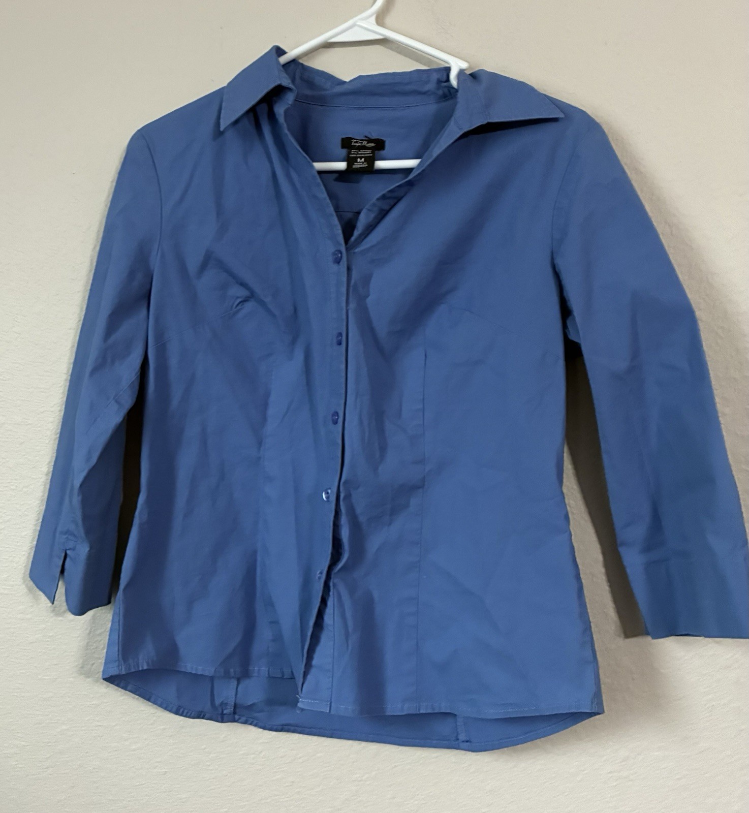 Women’s Blue Blouse Taylor Marco Size Medium
