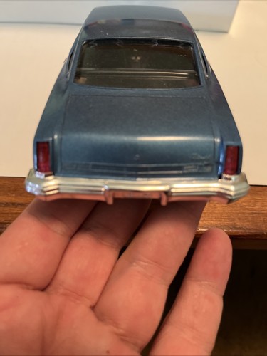 1974 Oldsmobile Cutlass Plastic Promo Model By Johan 1/25 Scale With Box Blue - Picture 9 of 16