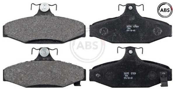 A.B.S. 38295 Bremsbelagsatz FüR Scheibenbremse Bremsbelagsatz-image