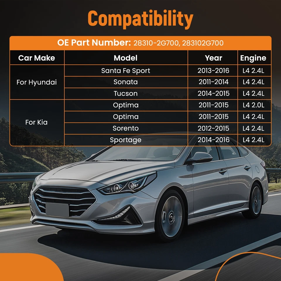 Colector de admisión para Kia Sportage Hyundai Sonata Tucson 2,4 L 2011-2015 283102G700 Foto 2 de 4