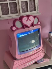 Disney Princess Tv 13  With VHS, Dvd And Speakers