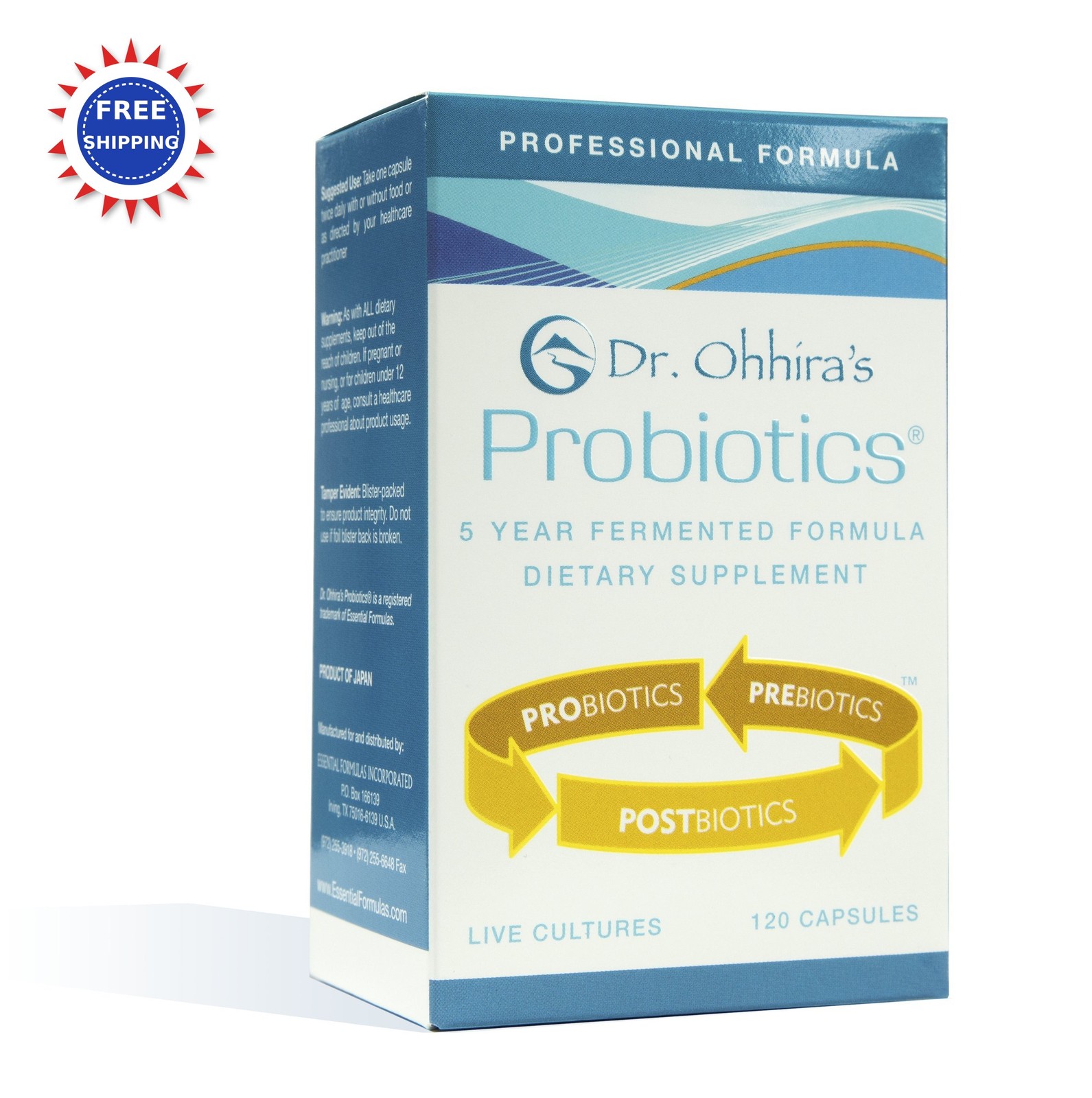 Probiotics 120 Capsules Dr. Ohhira s Professional Formula Essential Formulas