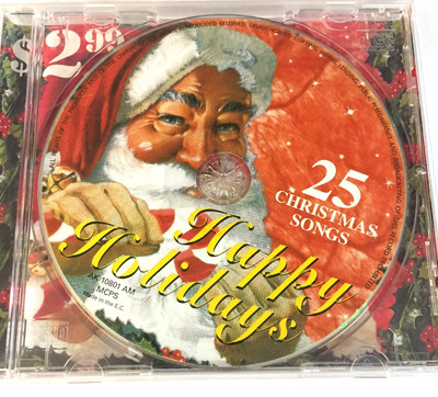 Happy Holiday's 25 Christmas Songs CD Various Artists Ships  With Tracking