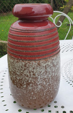 Vase vintage en céramique – années 1960 – style Fat Lava / West Germany