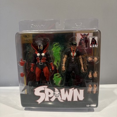 McFarlane Toys 30th Anniversary SPAWN & TODD MCFARLANE  7'' Action Figure 2-Pack