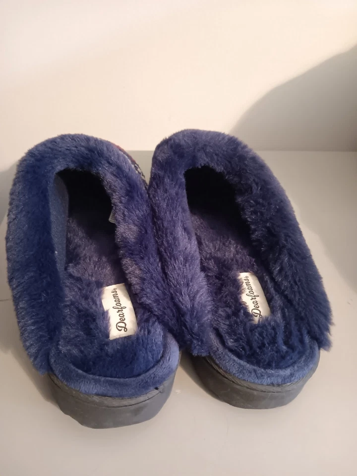 Chinelos suéter azul feminino Dearfoam XL 11-12 - Imagem 2 de 4