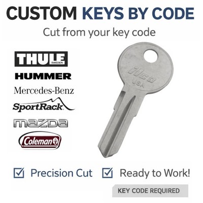 E087 Roof Rack Replacement Key for Thule Hummer Mercedes-Benz SportRack Mazda 