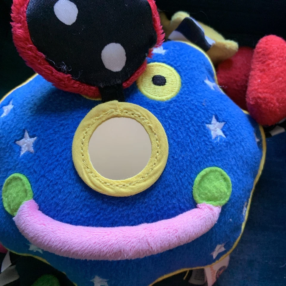 Juguete Manhattan Whoozit Bebé Peluche Sensorial 6” Cara Desarrollo Clásico! Foto 2 de 3