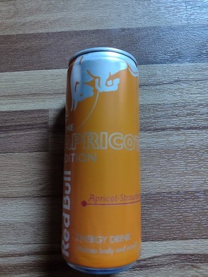 Red Bull Apricot Edition Full 250ml Can Energy drink Dose England Irland Voll 