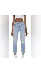 Mother The Tomcat Straight Leg Distressed Jeans Size 27 PA 151