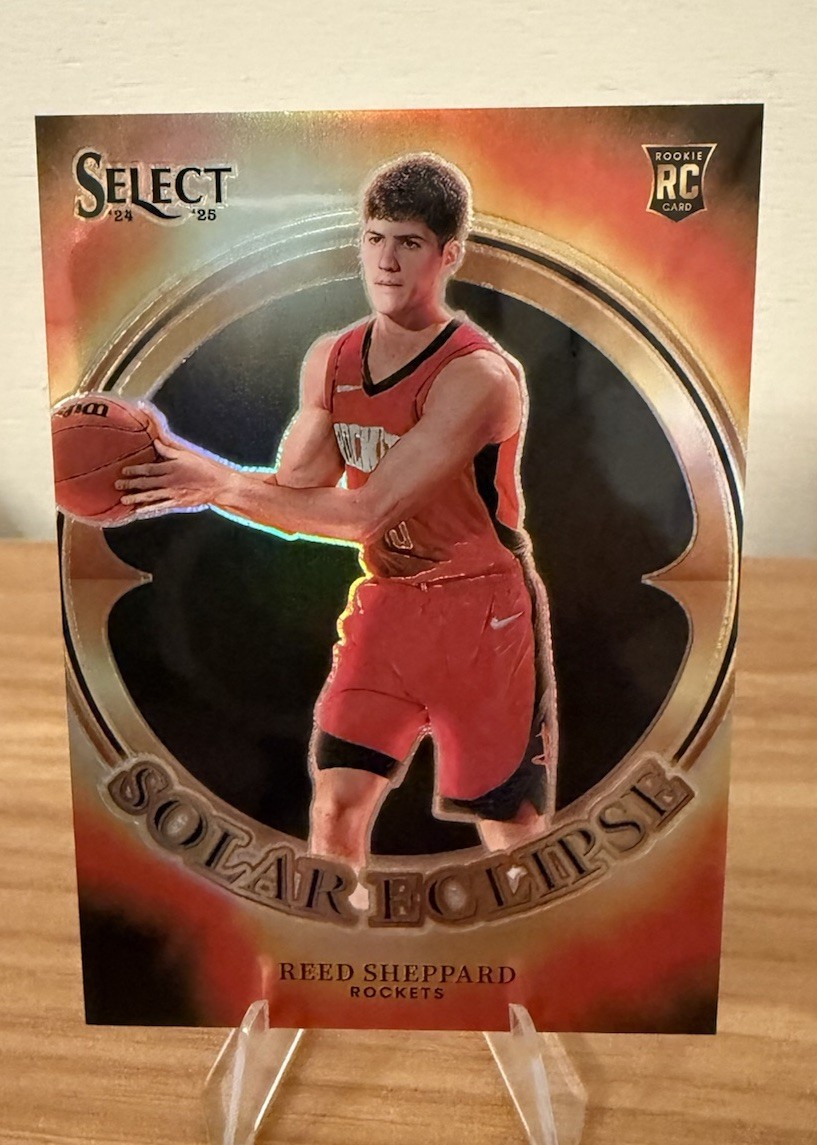 Reed Sheppard 2024 Panini Select Solar Eclipse RC Case Hit SSP #4